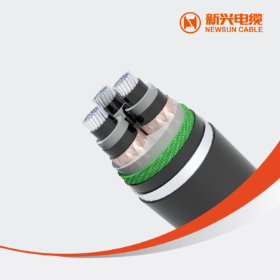 铝合金导体交联聚乙烯绝缘钢带铠装聚乙烯护套电力电缆